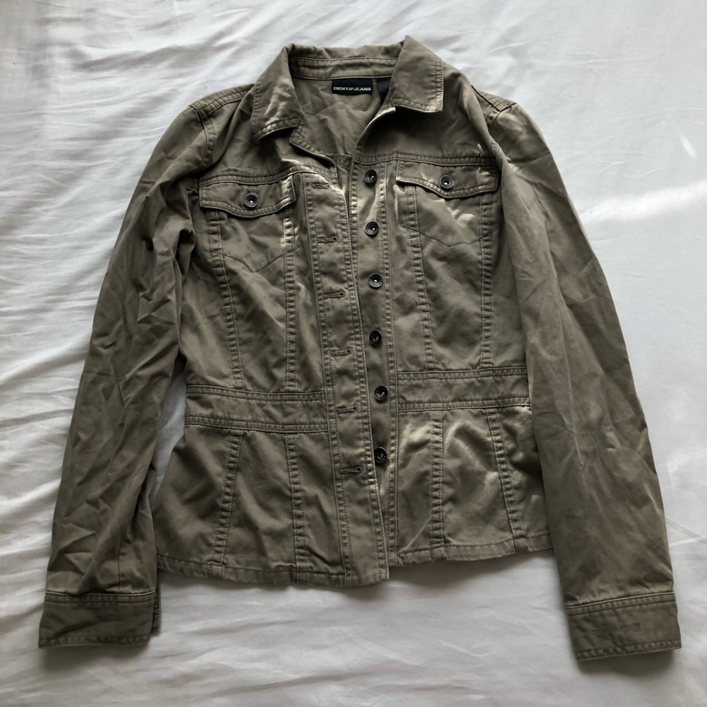 Faded Army Green Khaki Jacket